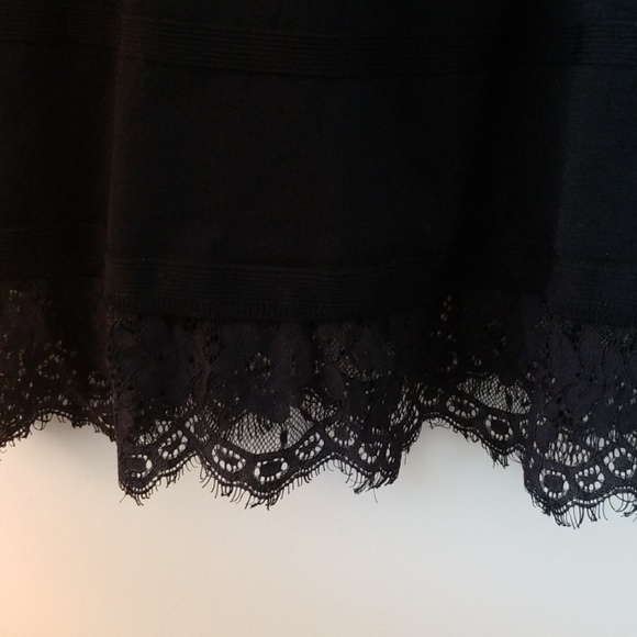 Short sleeve lace mixed media dress - Picture 5 of 7